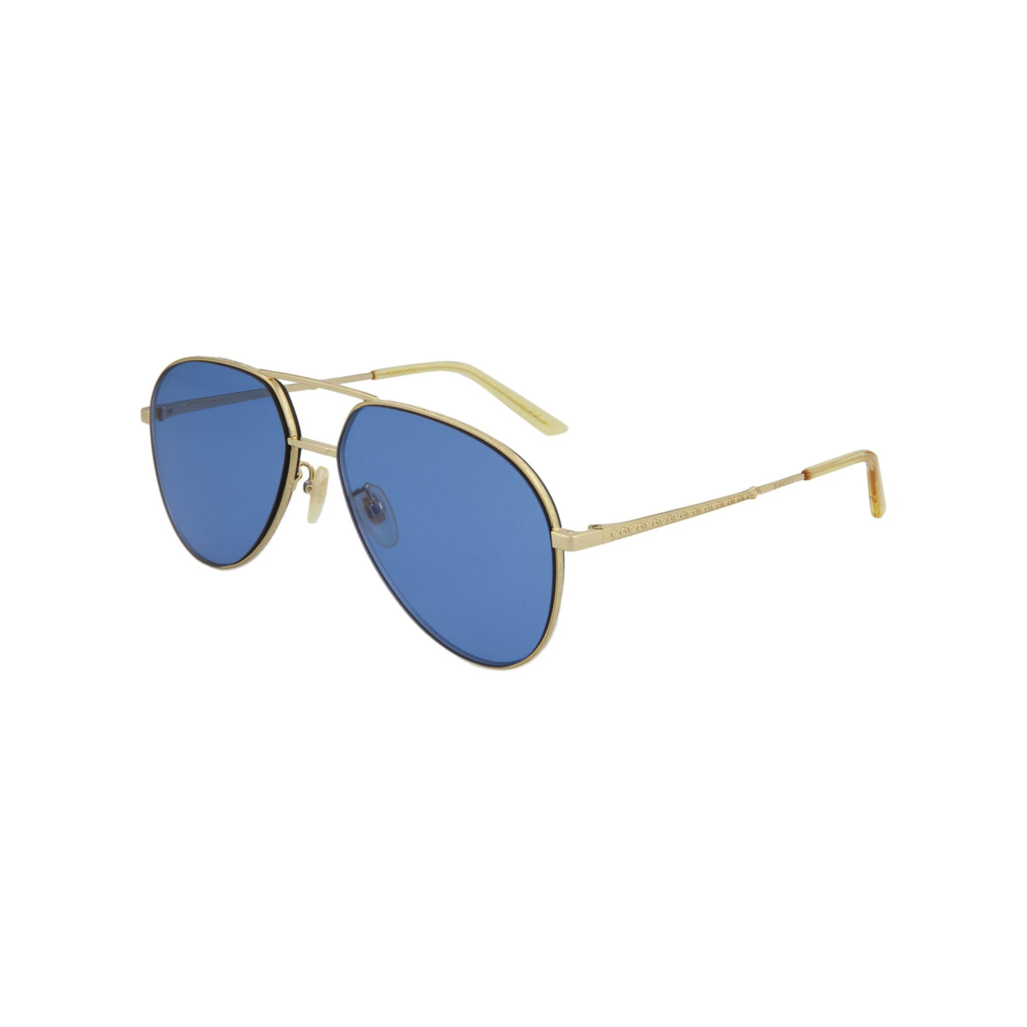 Gucci Aviator-Style Metal Sunglasses GG0356S