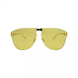 Gucci GG0354S Aviator Golden Metal Sunglasses (S)