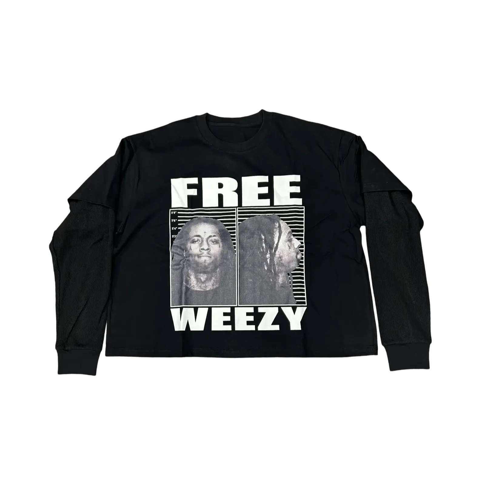 GV Gallery Free Weezy Long Sleeve Tee Black