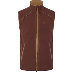 Harkila Sandhem 200 waistcoat Burgundy