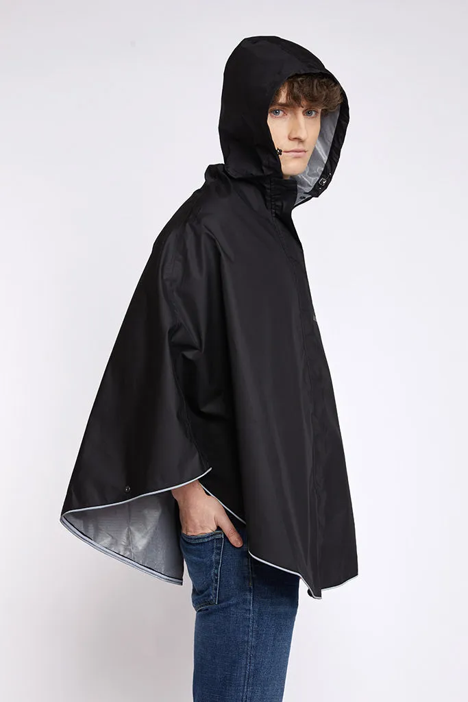 HARPER WATERPROOF COTTON PONCHO | OMO