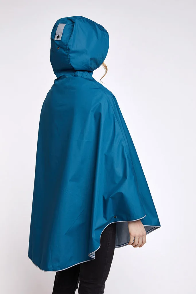 HARPER WATERPROOF COTTON PONCHO | OMO