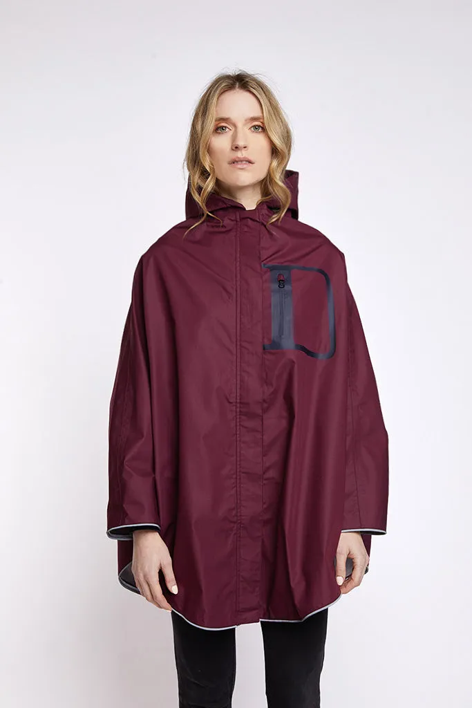 HARPER WATERPROOF COTTON PONCHO | OMO