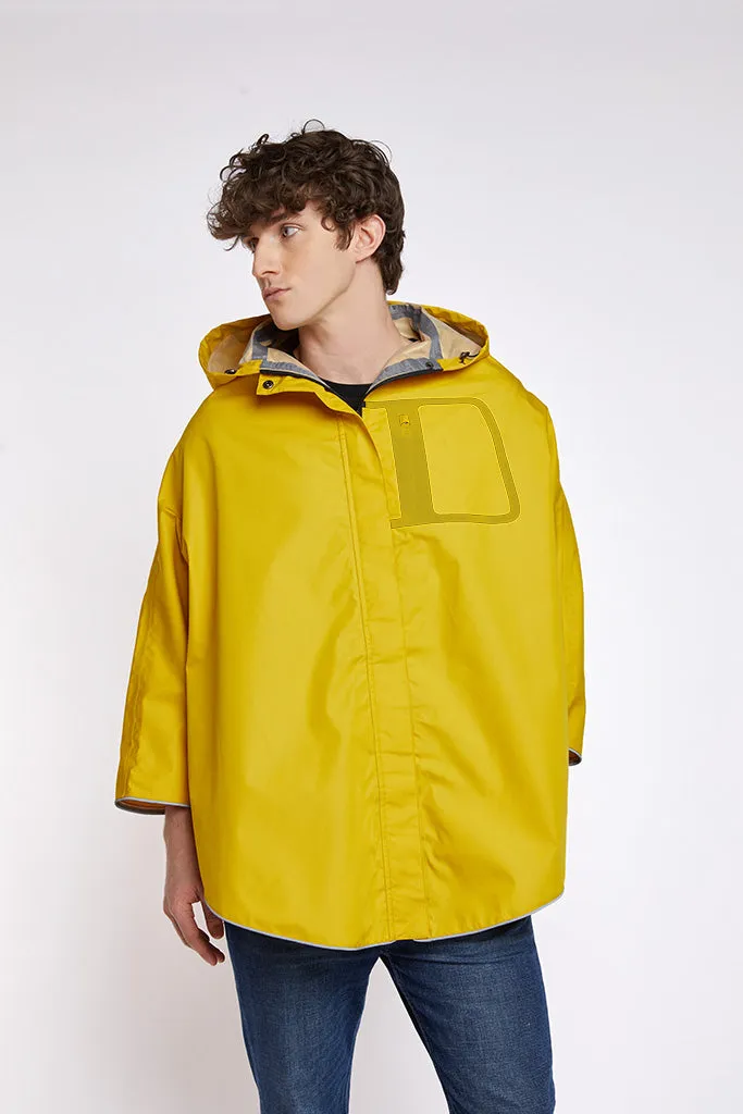 HARPER WATERPROOF COTTON PONCHO | OMO