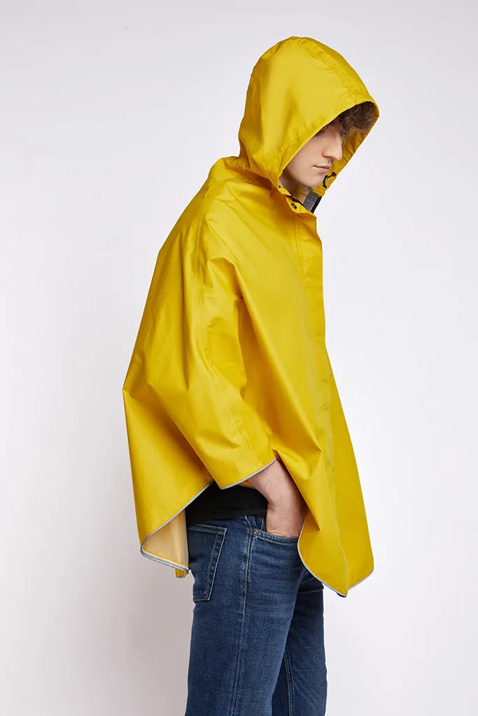 HARPER WATERPROOF COTTON PONCHO | OMO