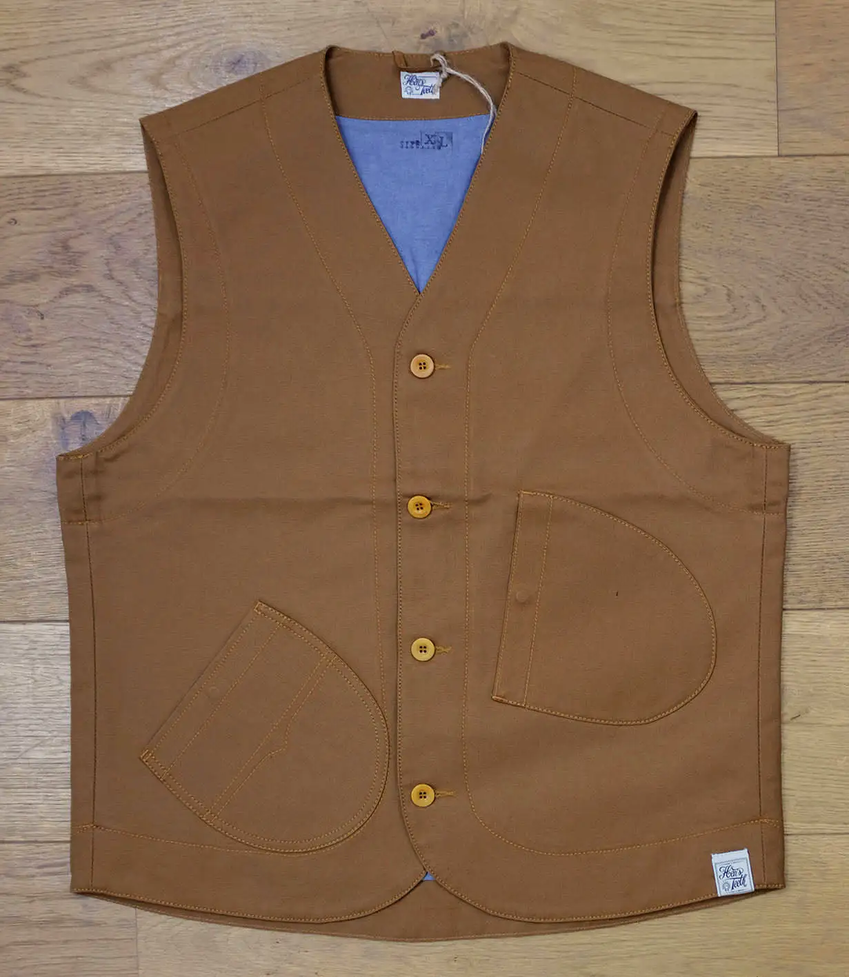 Hen’s Teeth Duck Vest Brown