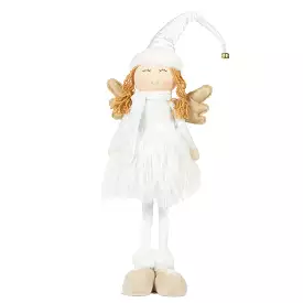 Holly and Ivy Standing Angel White/Gold