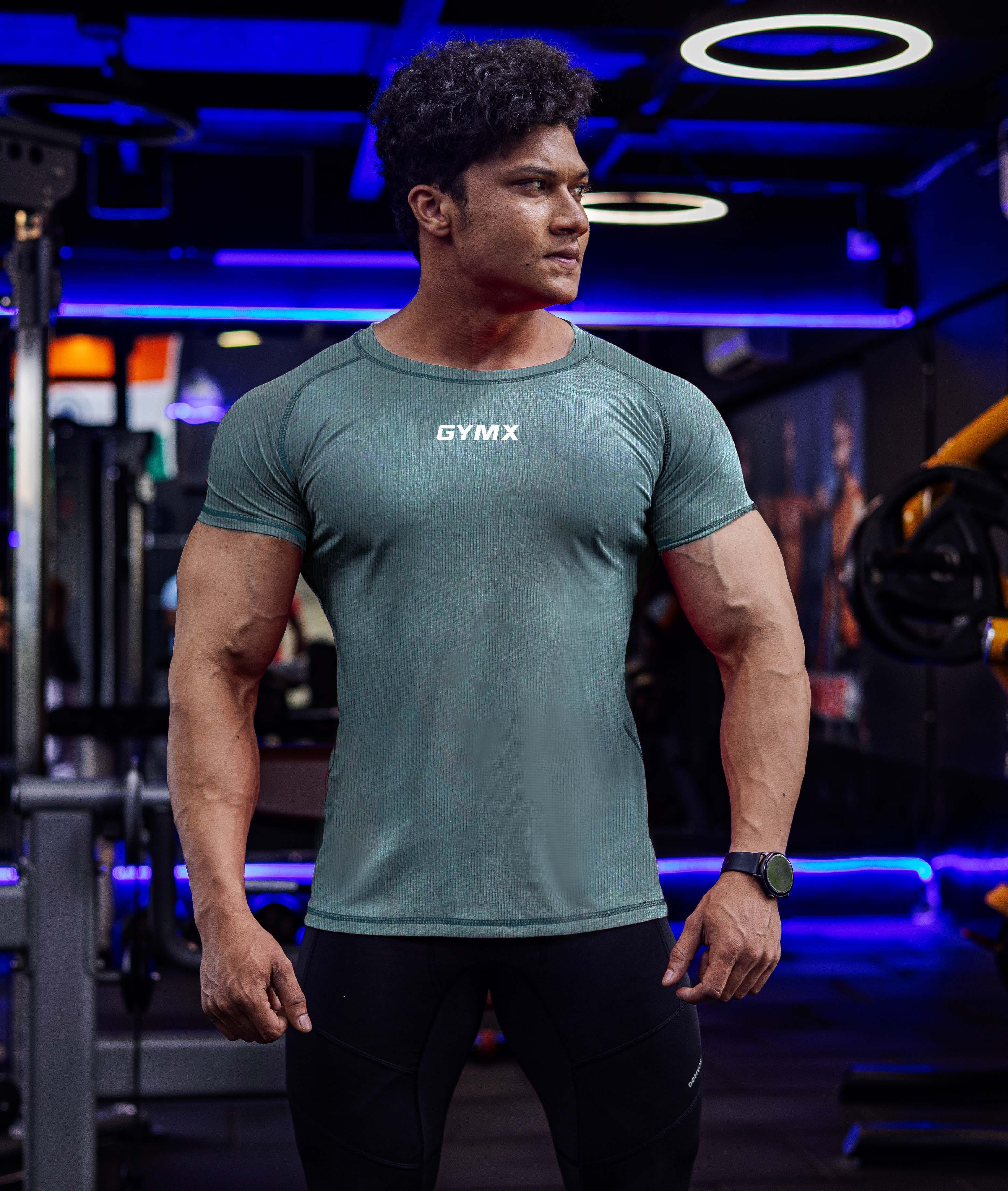 Ice Blue GymX Tee