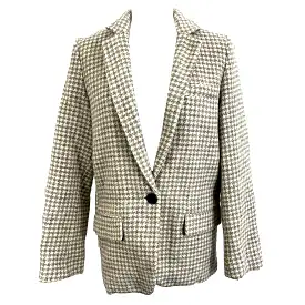 Isabel Marant Etoile Brand New 495 Beige & Cream Tweed Charlyne Jacket XXS/XS/S