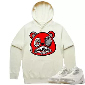 Jordan Retro 3 Craft Ivory 3s Hoodie to Match - ANGRY MONEY TALKS BAWS