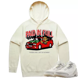 Jordan Retro 3 Craft Ivory 3s Hoodie to Match - RED PAID