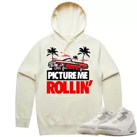 Jordan Retro 3 Craft Ivory 3s Hoodie to Match - RED PMR