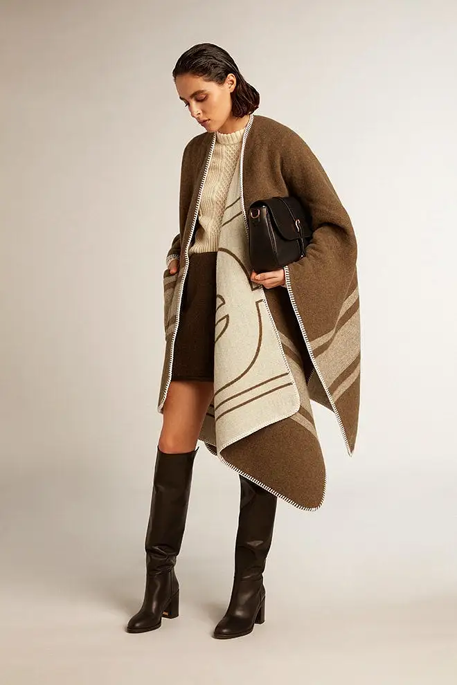 Journey Wool Reversible PONCHO