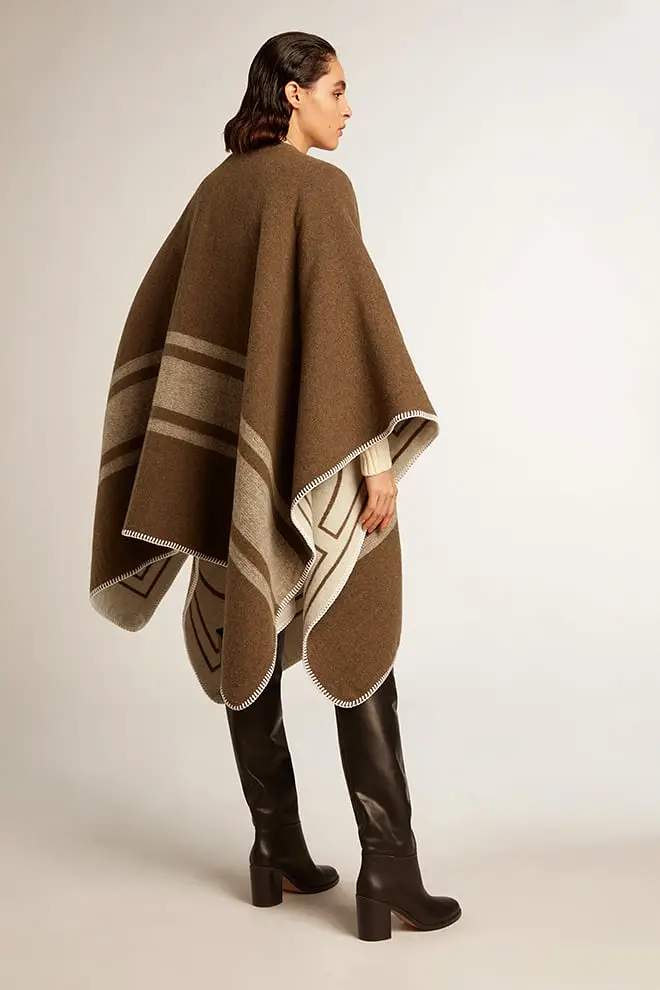 Journey Wool Reversible PONCHO