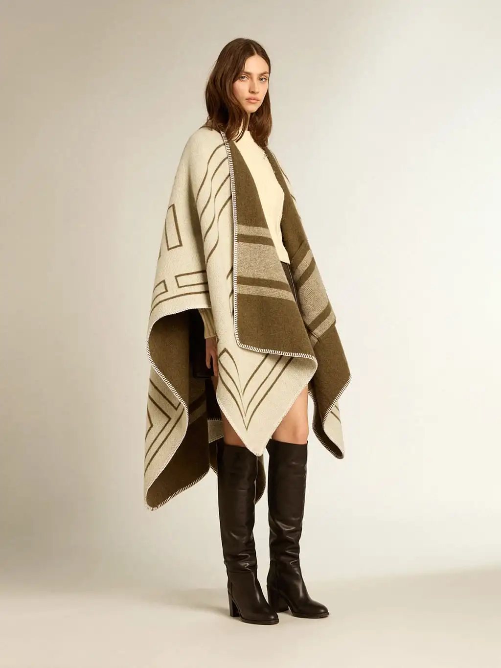 Journey Wool Reversible PONCHO