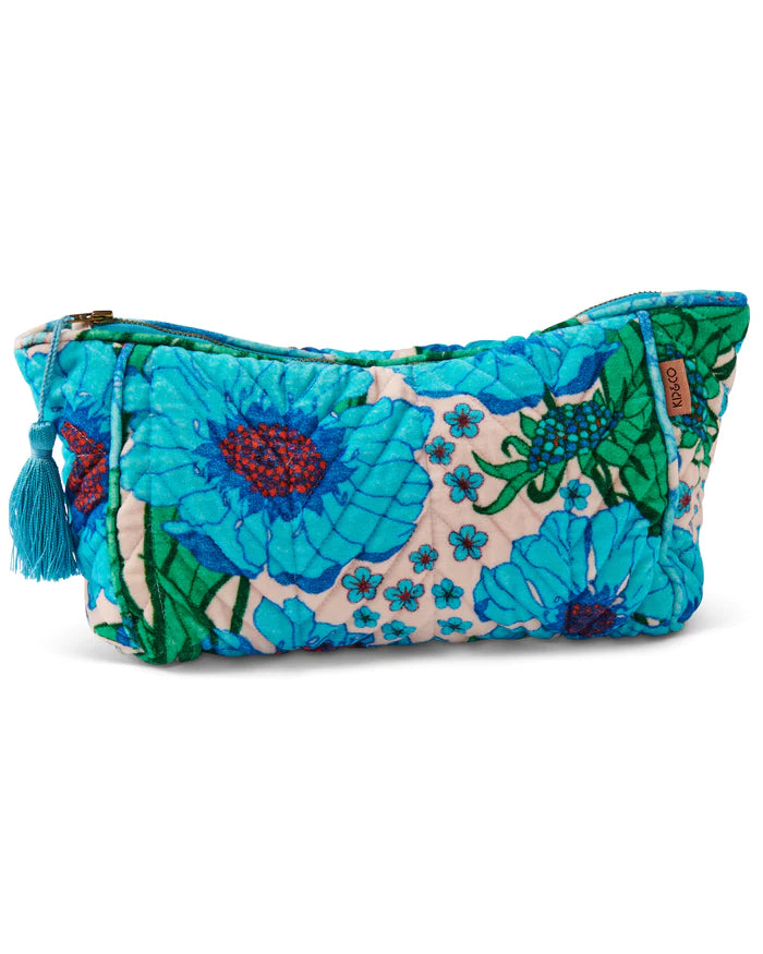 Kip & Co Velvet Eye Mask - Tumbling Flowers