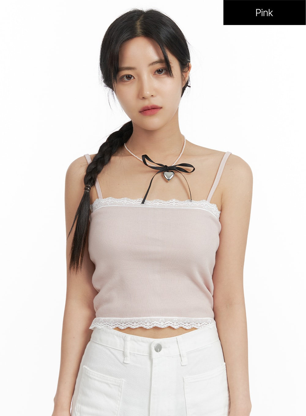 Lace Trim Camisole Top OF416