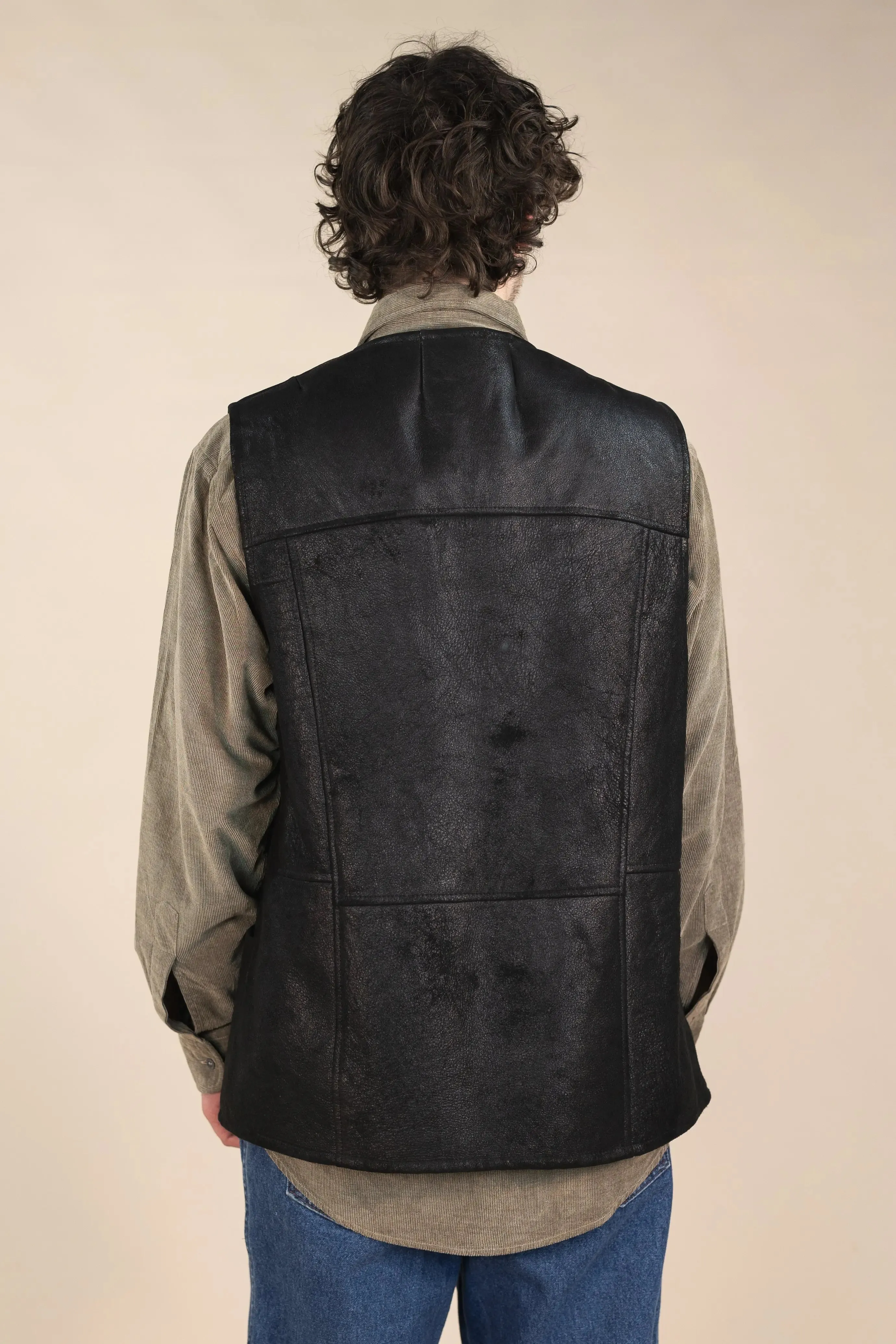 Leather Waistcoat | ThriftTale