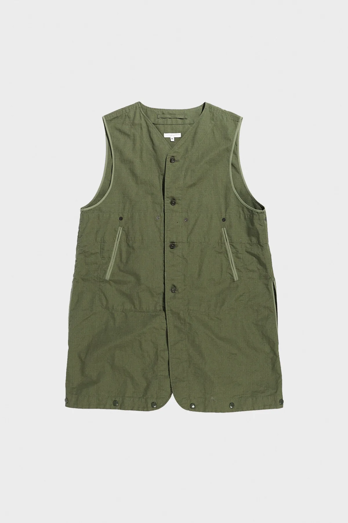 Liner Vest - Olive Cotton Ripstop