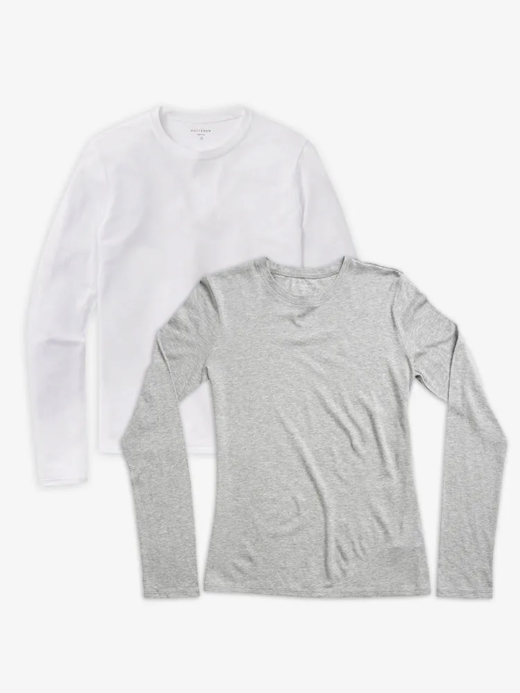 Long Sleeve Crew Tee Marcy 2-Pack