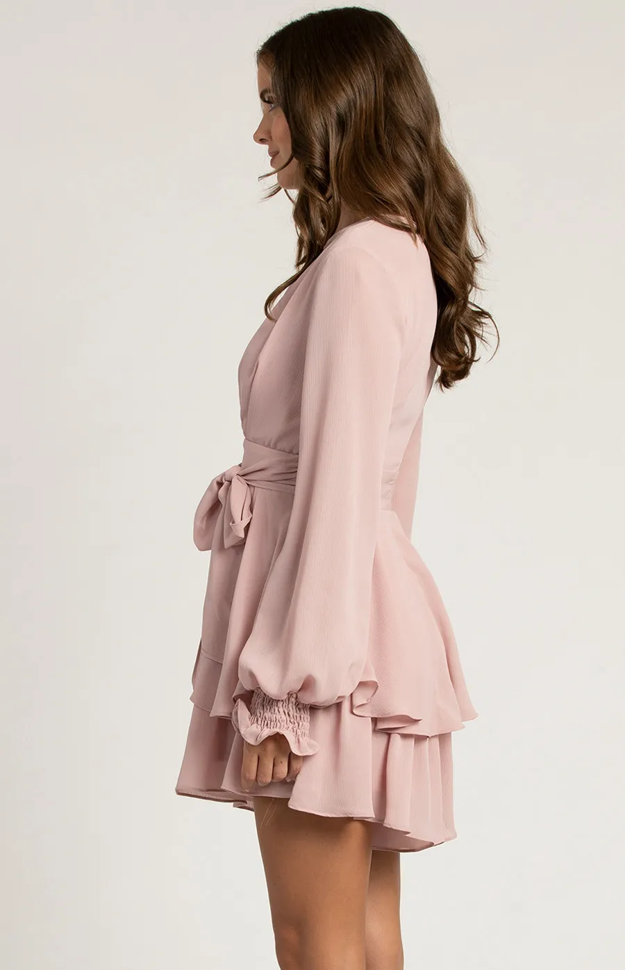 Long Sleeve Playsuit with Ruffle Detail (SJP395A)