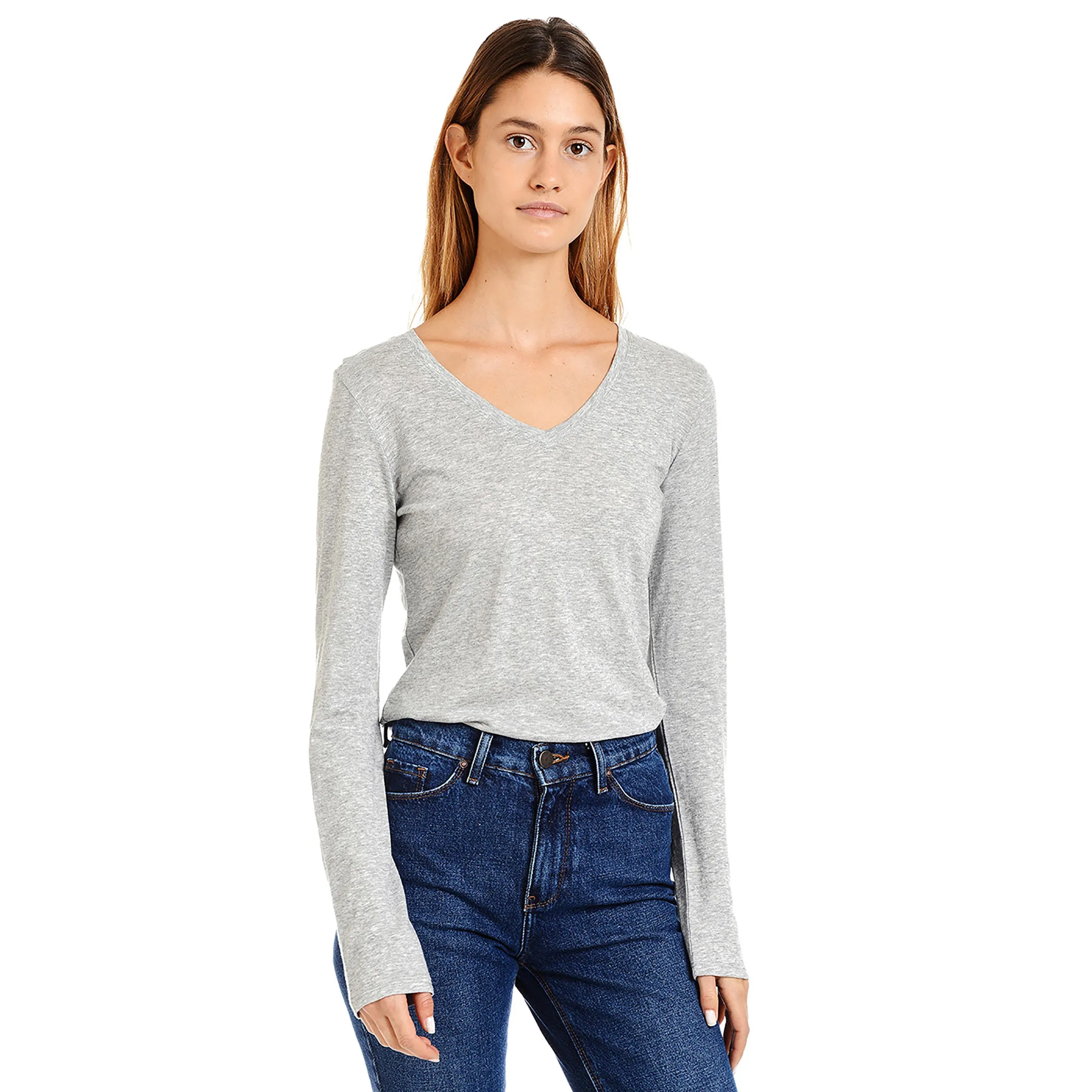 Long Sleeve V-Neck Tee Marcy