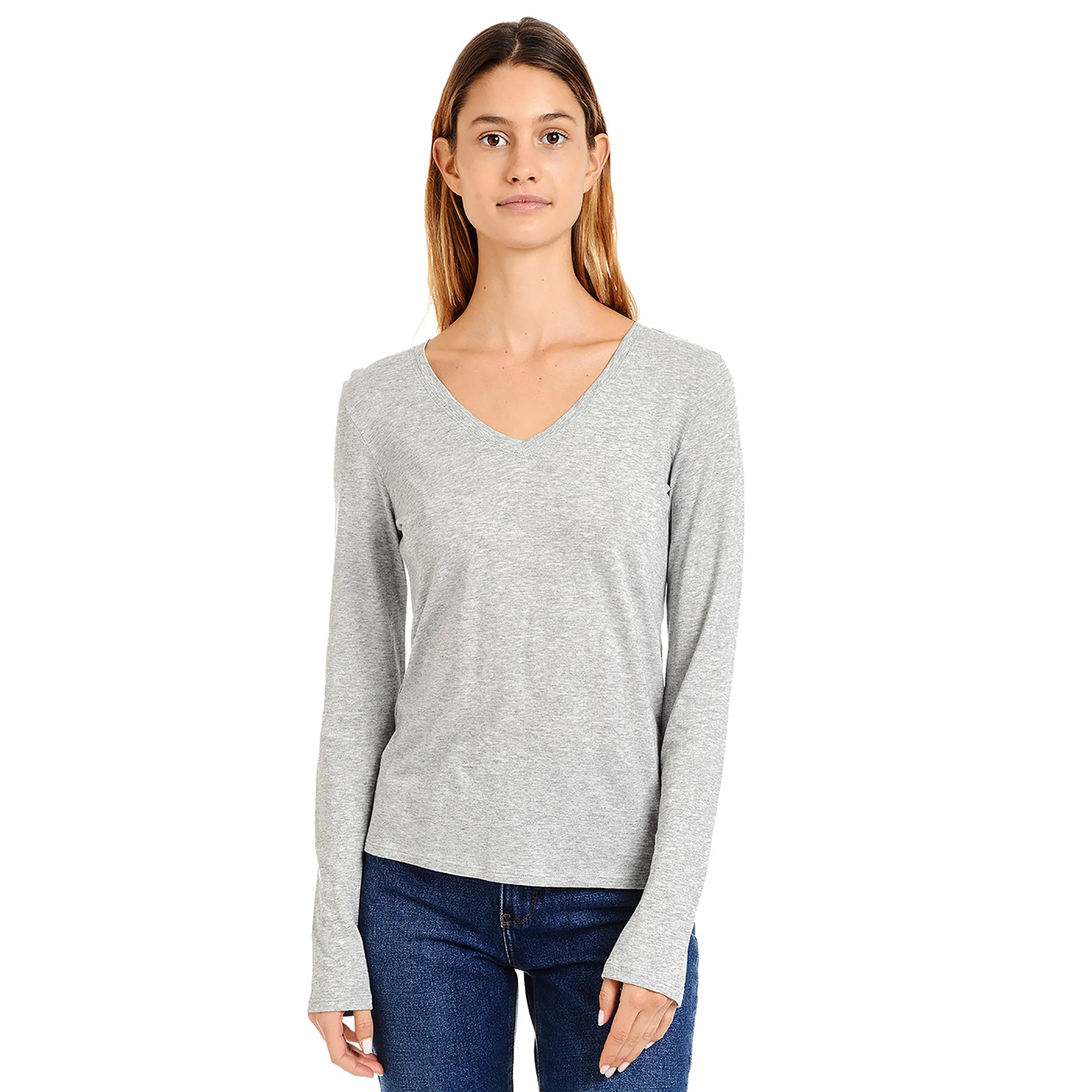 Long Sleeve V-Neck Tee Marcy