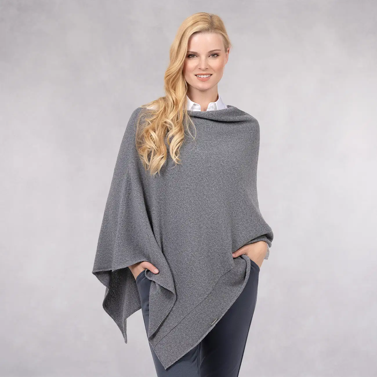 Merino Lambswool Poncho