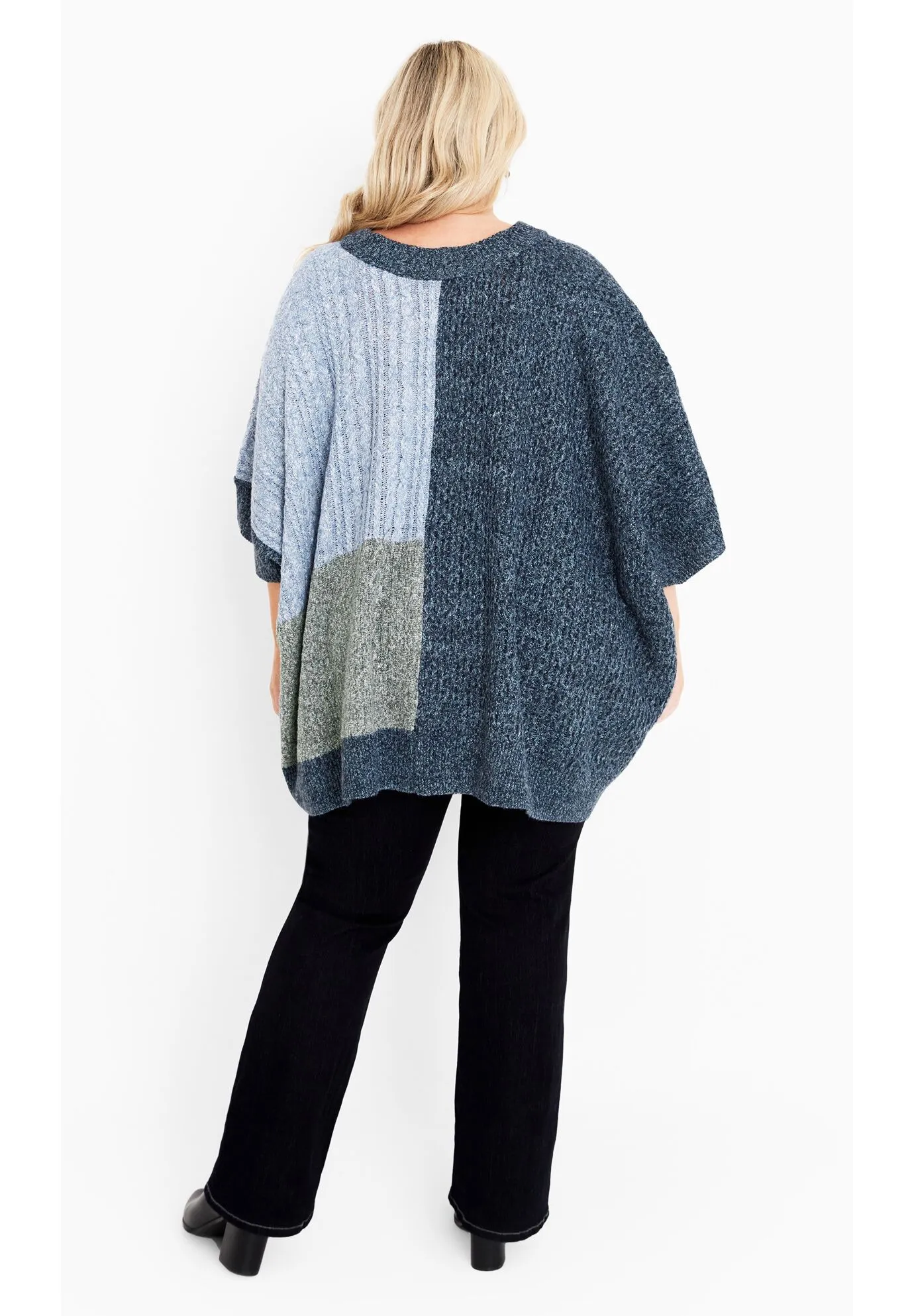 Mia Color Poncho