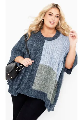 Mia Color Poncho