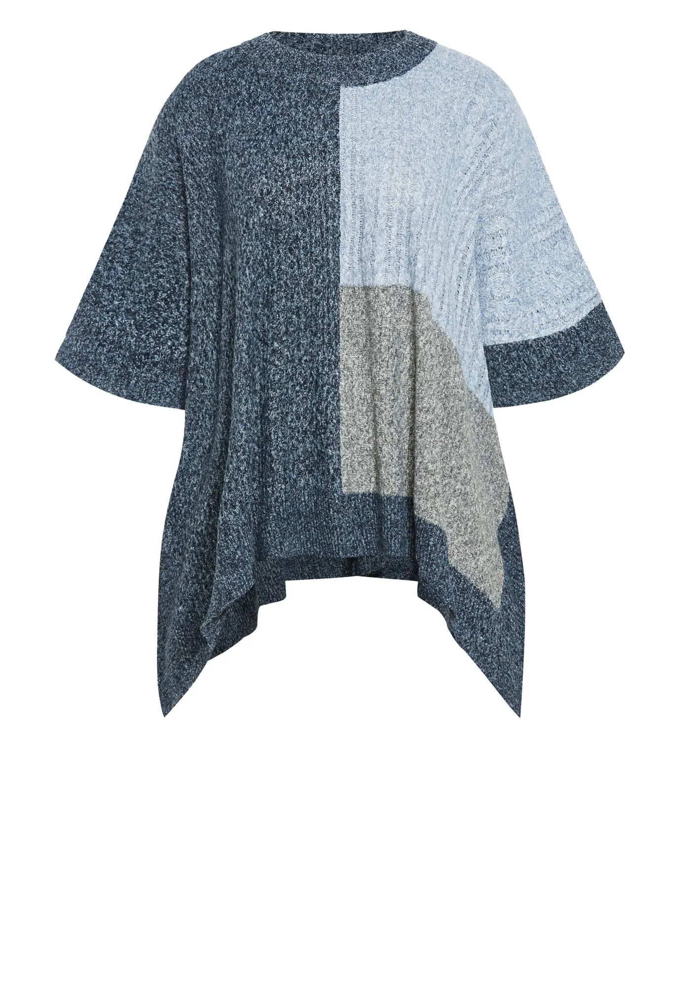 Mia Color Poncho