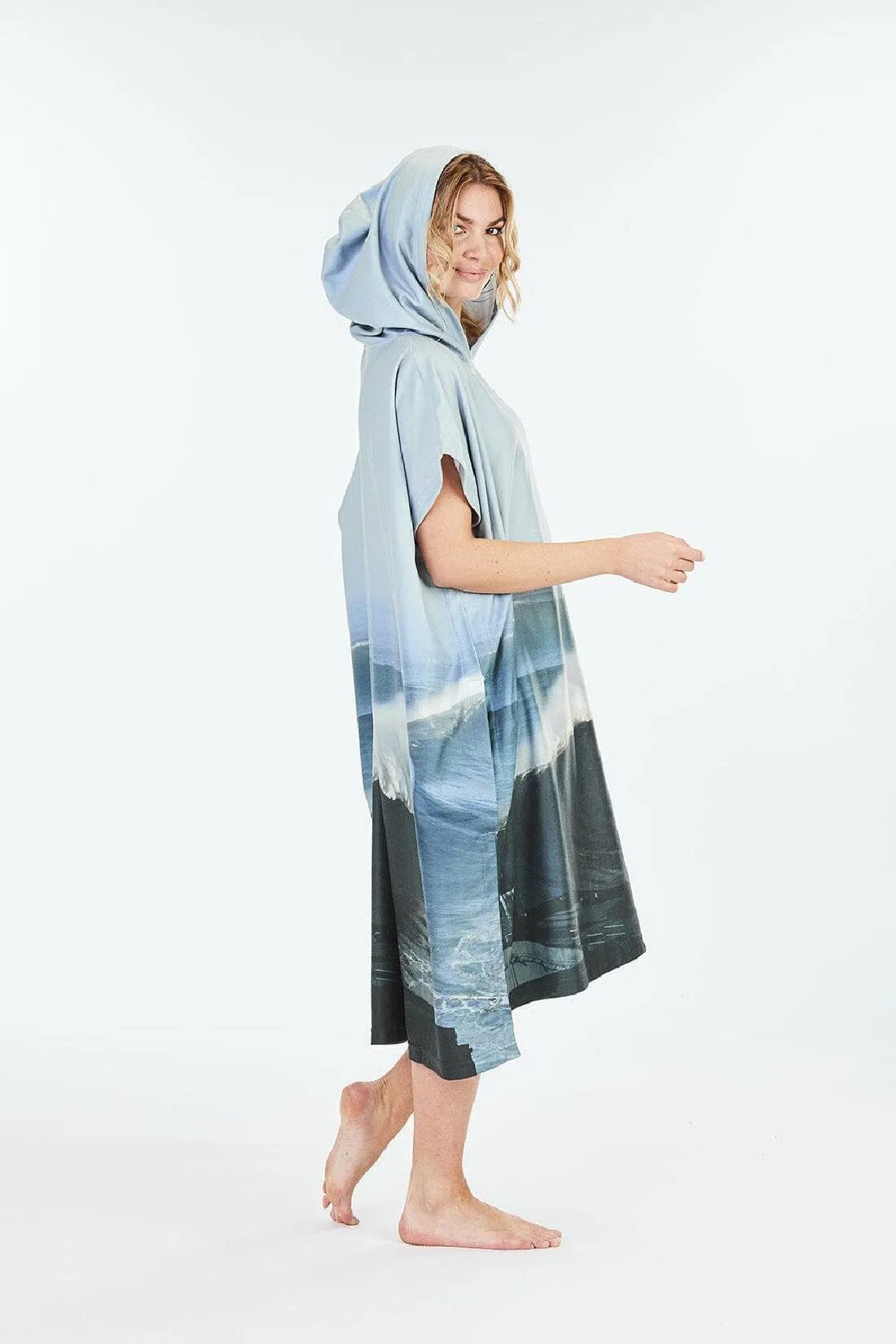 MICRO FLEECE PONCHO - NAZARE