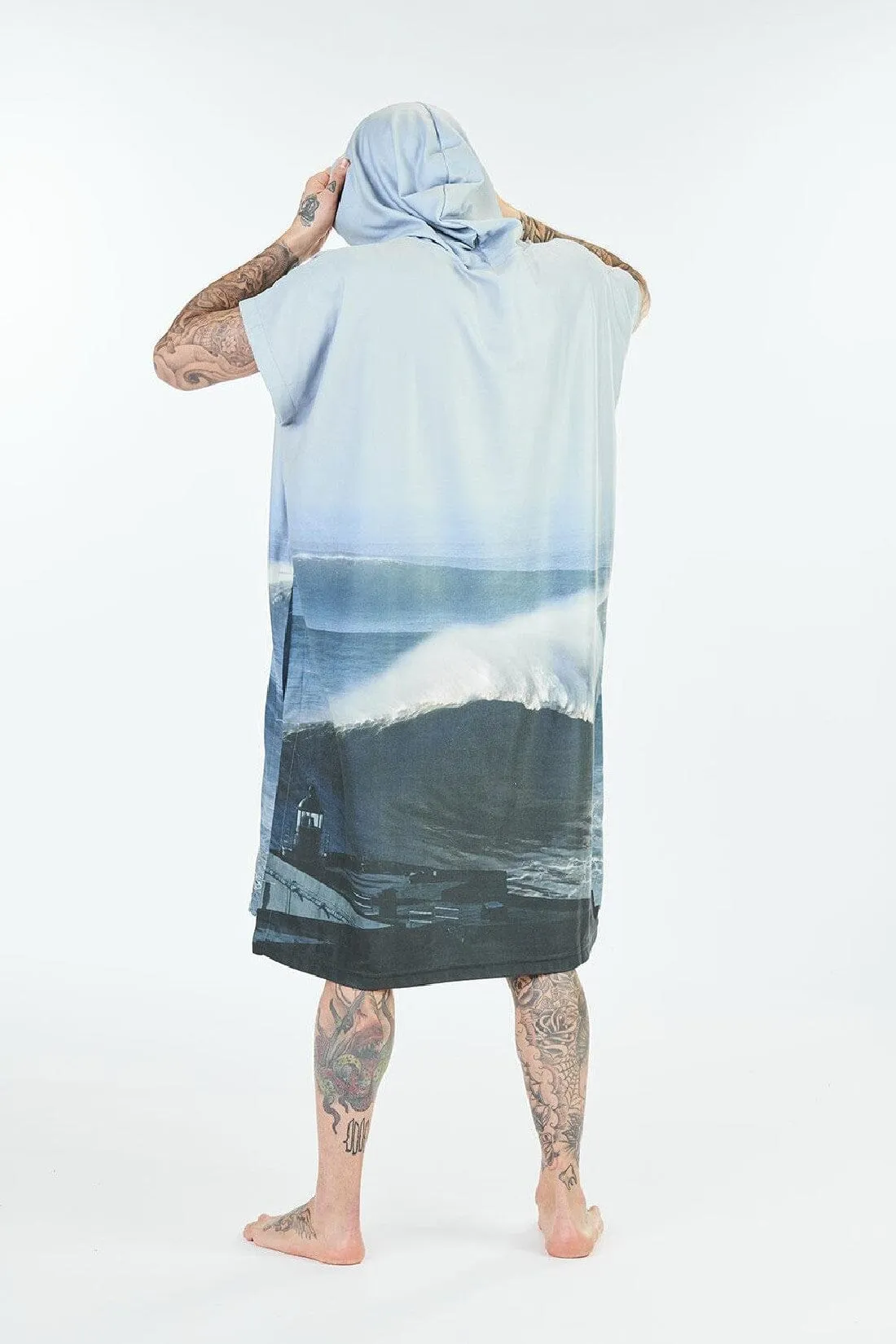 MICRO FLEECE PONCHO - NAZARE