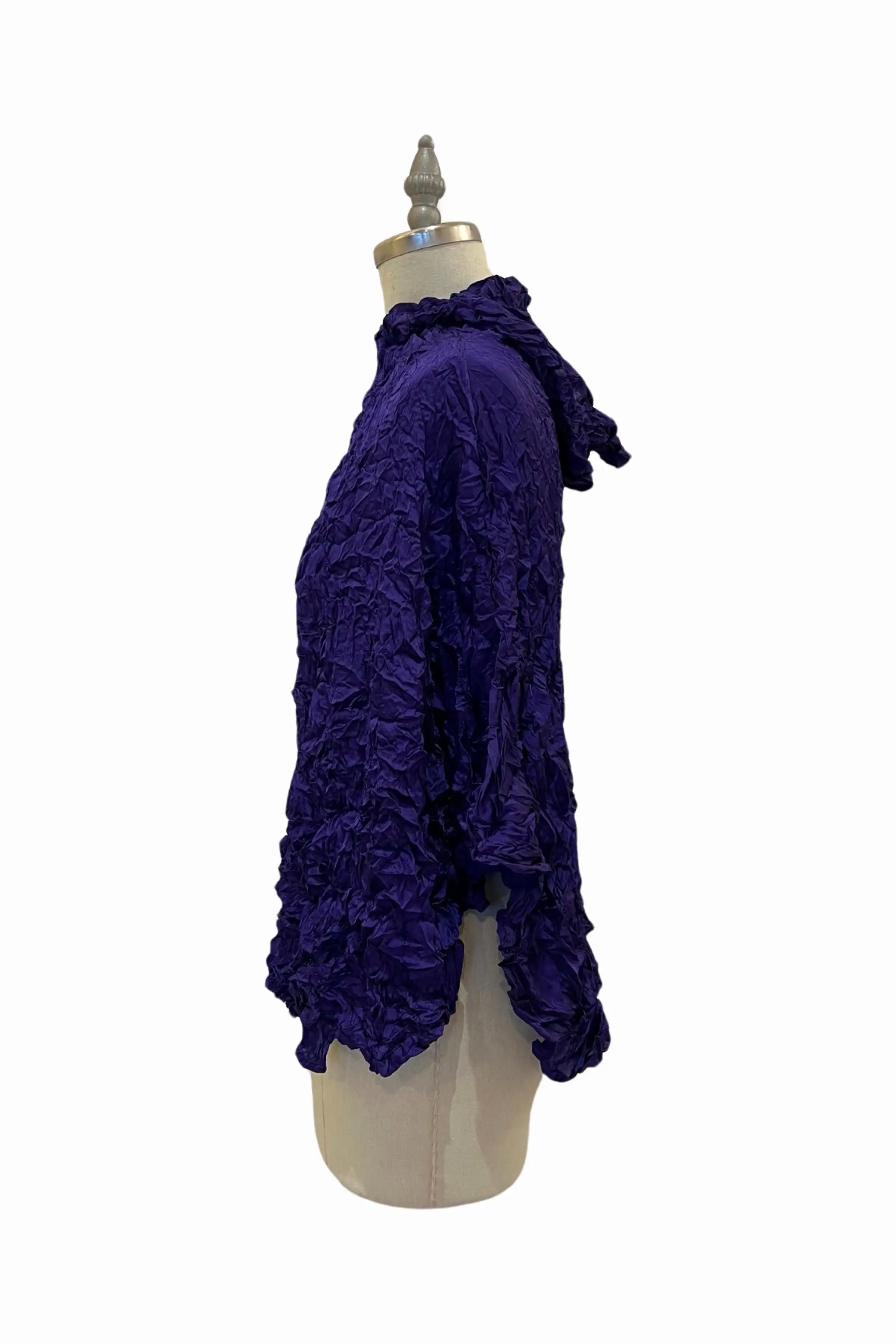 Moth Pebble Poncho | Grape