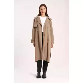 Nude Lucy Orb Odyssey Trench Coat | Smoke