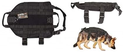 Nuprol Tactical Dog Vest - Large - Black