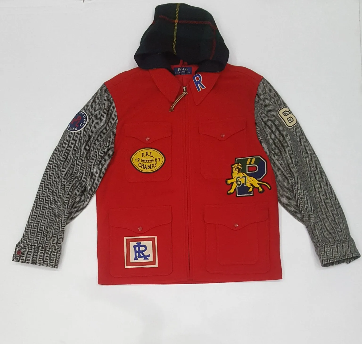 Nwt Polo Ralph Lauren Red Wildcats Polo 67 Jacket