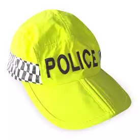 Op. Zulu Folding Police Contact Cap Hi-Viz Yellow