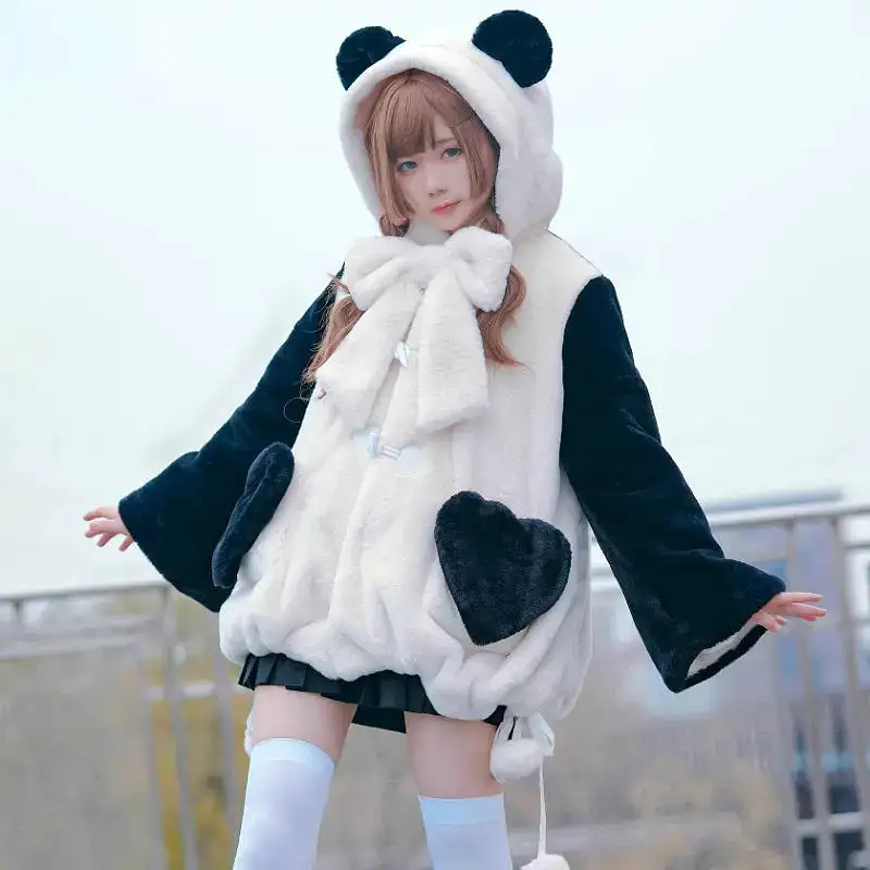 Panda Plush Coat