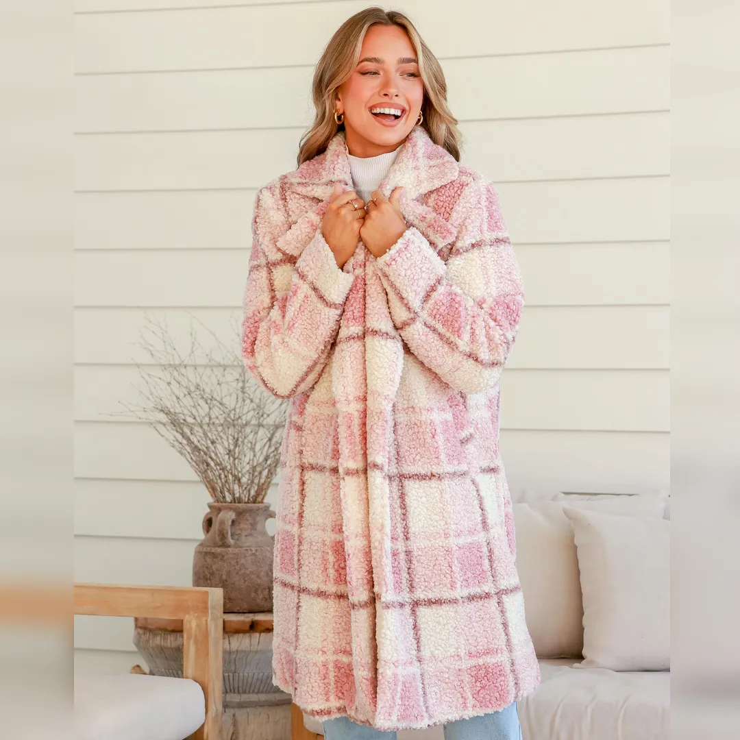 Parisian Dream Check Coat