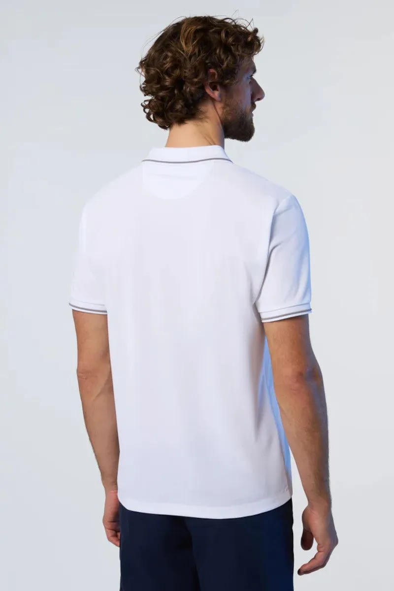 Polo Coolmax uomo Bianco