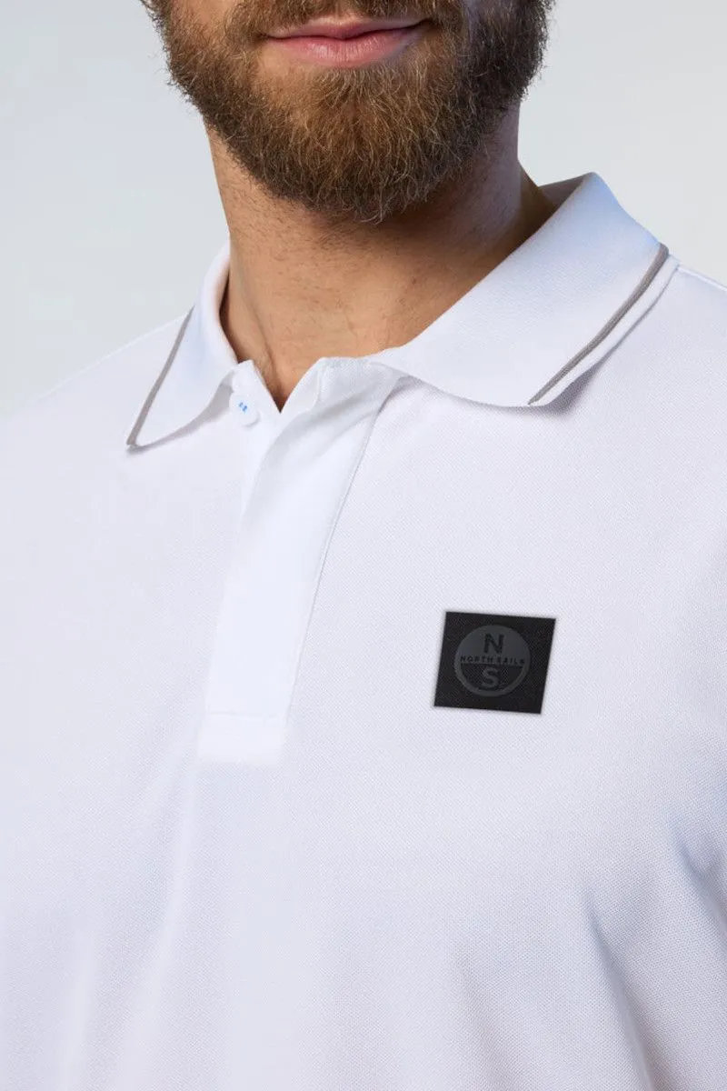 Polo Coolmax uomo Bianco