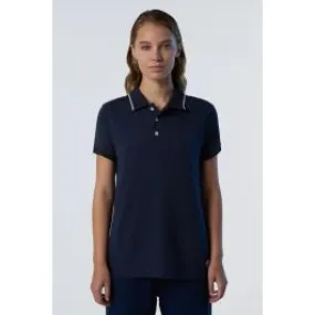 Polo in modal donna Blu