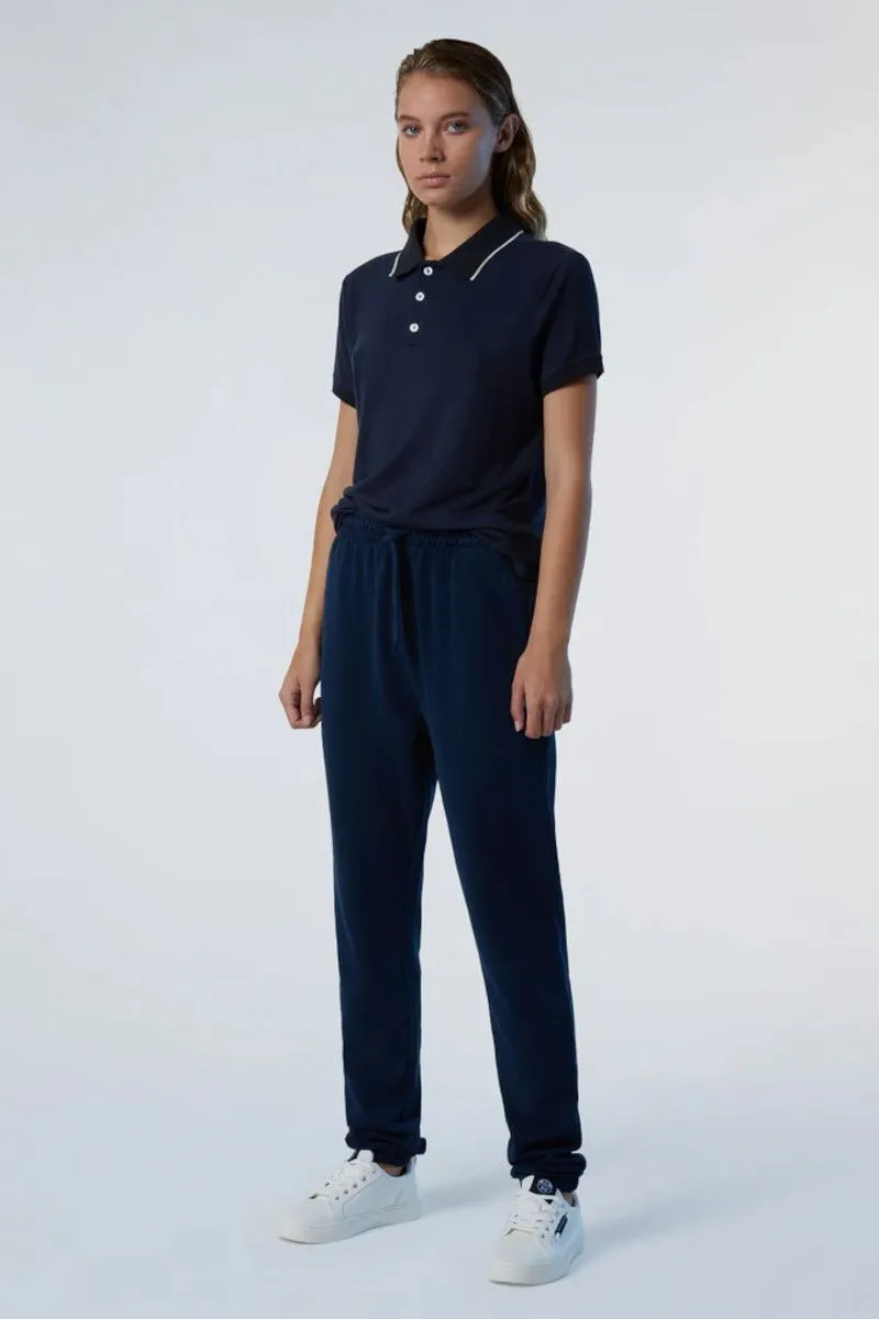 Polo in modal donna Blu