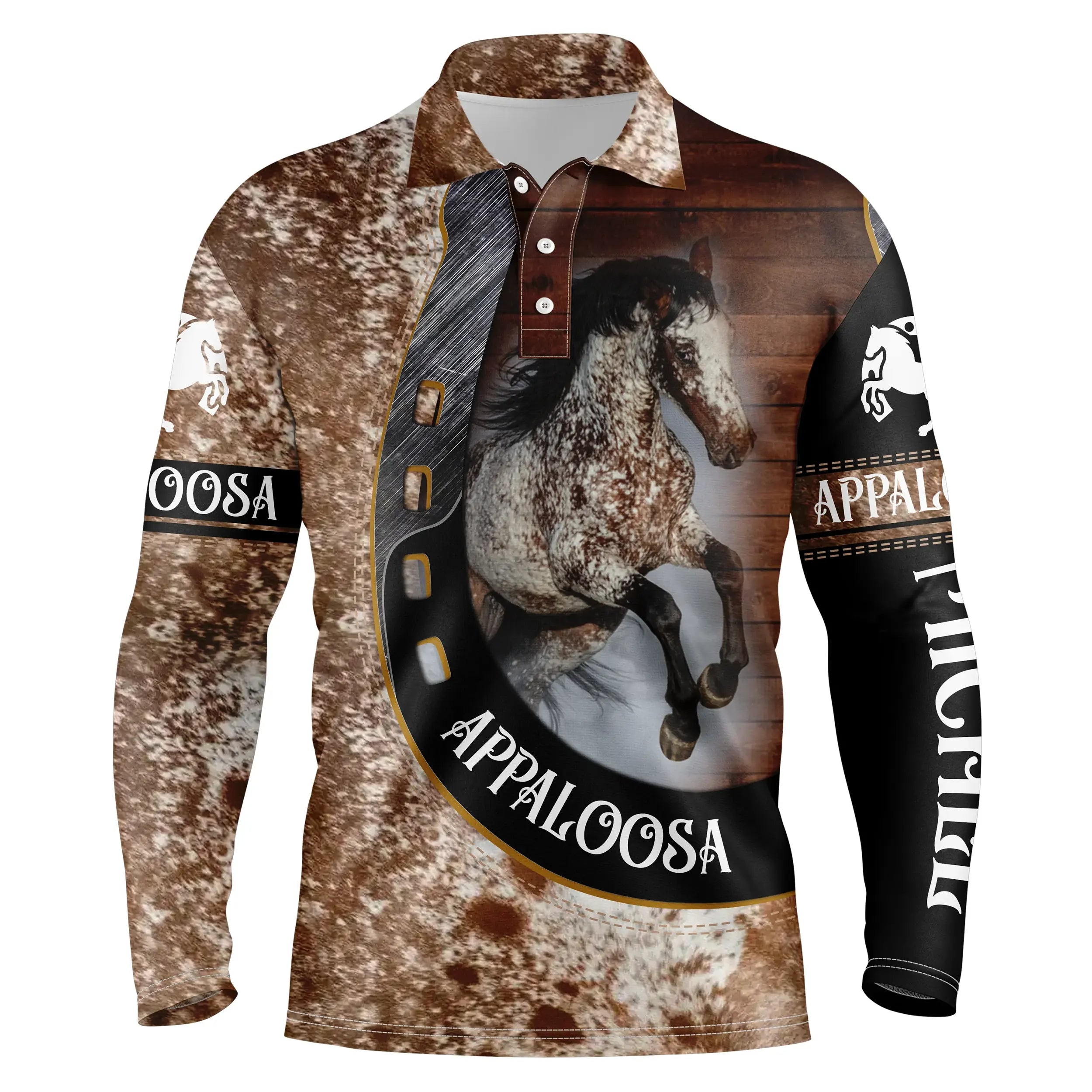 Polo quitation Homme Femme, Appaloosa Cheval, Cadeau Peronnalisé Fan des chevaux - CT05072209P