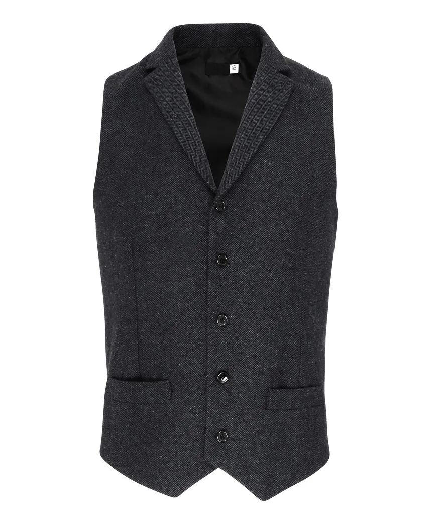 Premier - Herringbone Waistcoat - PR625