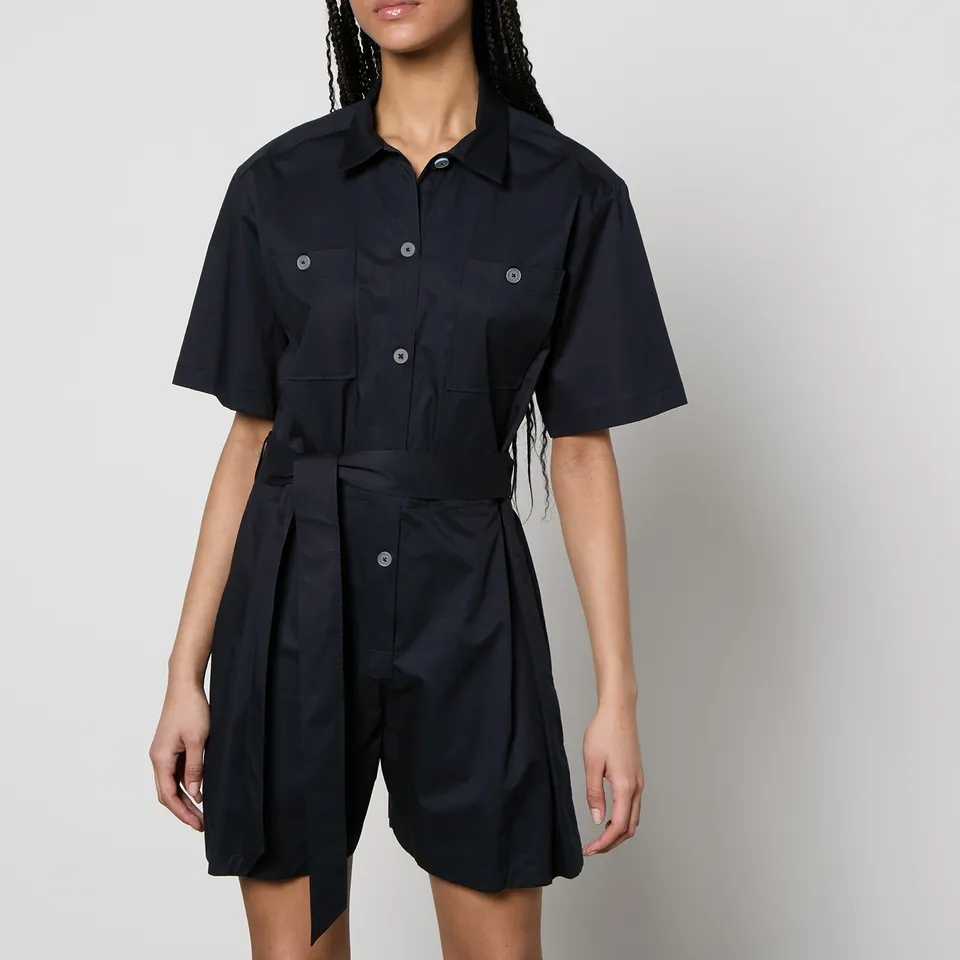 PS Paul Smith Belted Cotton Playsuit - UK 14/IT 46 | Coggles