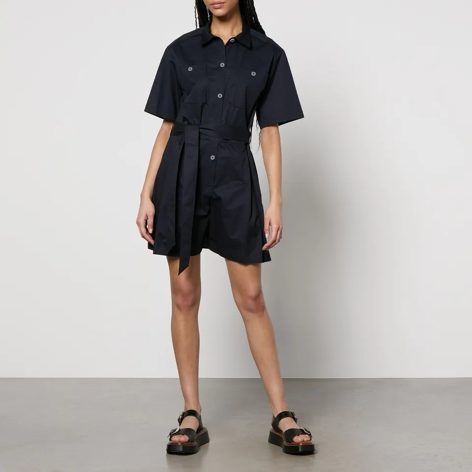 PS Paul Smith Belted Cotton Playsuit - UK 14/IT 46 | Coggles