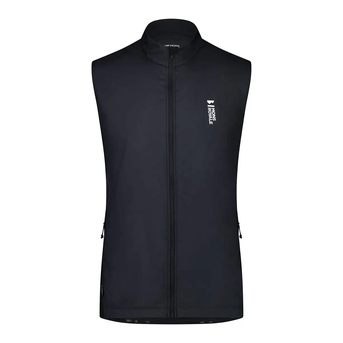 REDWOOD MERINO WIND VEST BLACK