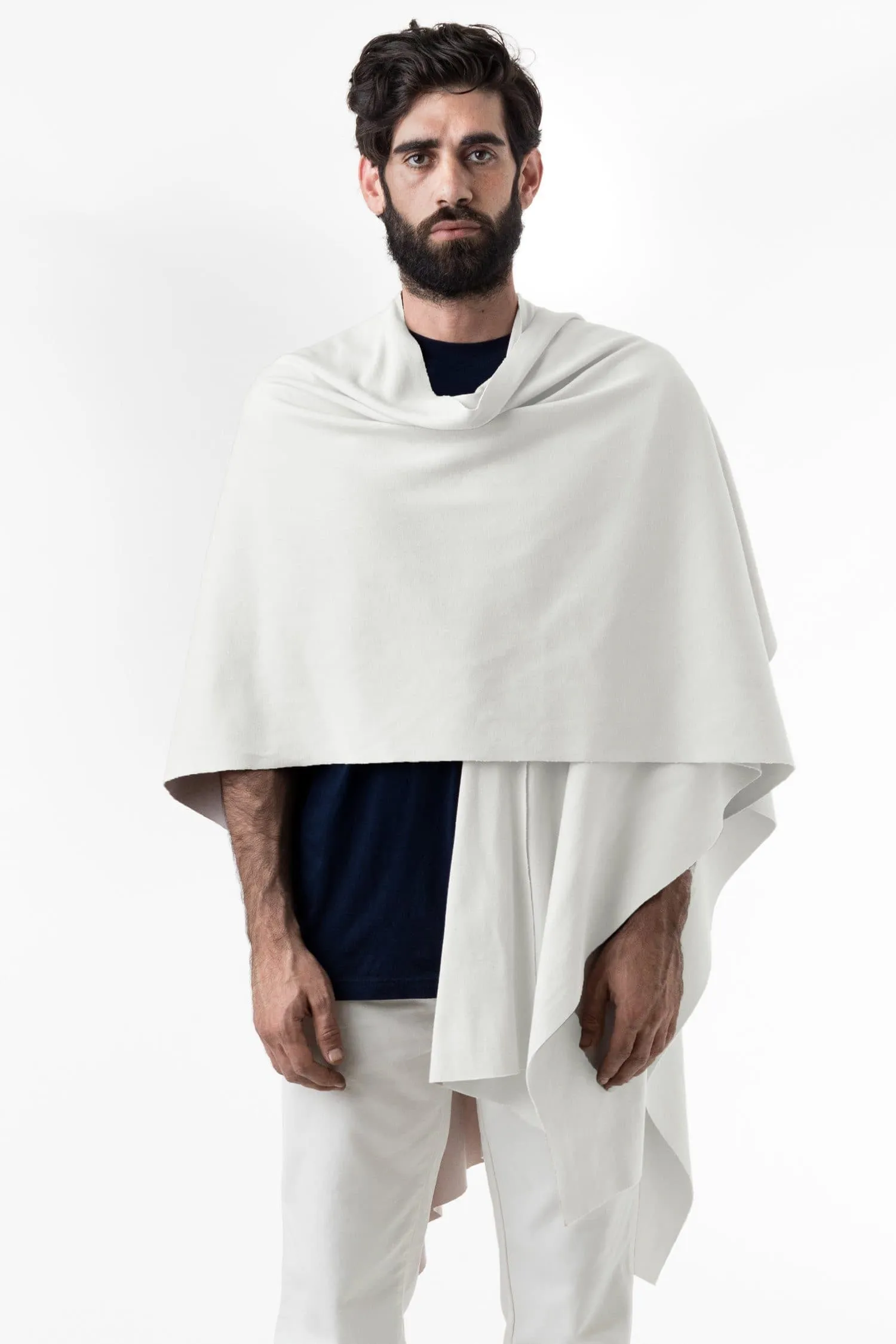 RHFR399GD - Heavy Cotton Rib Poncho